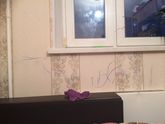 Восковой мелок на обоях