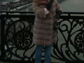 Светлая норковая шуба