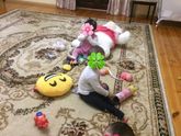 Доченька бодрствовала по сей