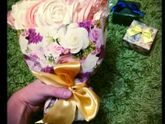 Букетик и коробочки из меренг