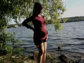 Мой животик в 13 недель.