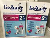 Отдам молочную смесь Малютка 2 и каши Беллакт