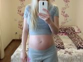 Вторая Б - 24 недели 😊👶 (встала на учёт, фото животика)