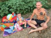 Съездили на речку всей