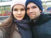 С любимым мужем наконец