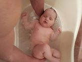 Умаялось детя, заснула прямо