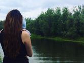 Познакомила сына с райским местом