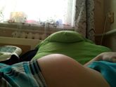 Сынок лежит поперек!