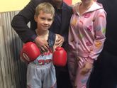 Сын в 8 лет впервые участвовал в соревнованиях по боксу и победил:)