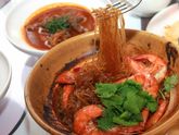 Во бун Сен Стеклянная лапша с соусом и креветками