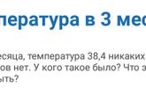 Температура в 3 месяца