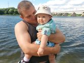 Первая поездка к речке ?