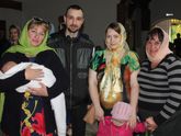 Покрестили малышку на Троицу.