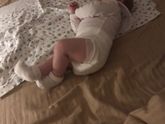 Малышка всю ночь не