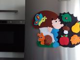Добрый Ёжик – игровой магнит на холодильник