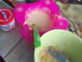 Наш обед, впервые мясное