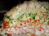 Салатик морской, слои перечислены