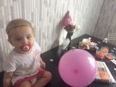 Доче вчера исполнился целый годик!!!))