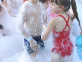 Краткий обзор пенной вечеринки для детей "Море пены" в 
Fiesta Summer Bar