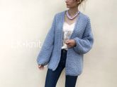 Связала себе модный карди)