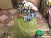 Платьице с фатином