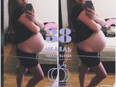 У кого какой животик)))🤔😅30 недель☺🙄