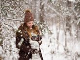 Зимняя фотосессия 25 недель