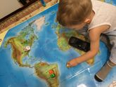 Наши географические игры + обзор трех наших детских карт