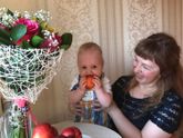 Сынуля сегодня первый раз