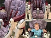 Отшиваю чехлы на стульчики для кормления