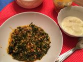 Турецкое блюдо: шпинат с фаршем и рисом😋 - идея легкого обеда или ужина
