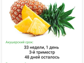 33 недели)