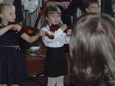 Первый концерт нашей маленькой скрипачки!