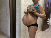 Сняли сегодня писарий!37 нед! Фото!
