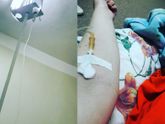 В больницу положили