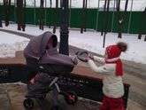 Наконец-то мы погуляли