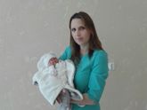 Я с дочкой дома.
