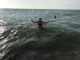 Ноябрьские купания в море