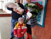 Мы родились и уже прибыли домой!)))