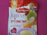 Каша+фруктовое пюре Semper