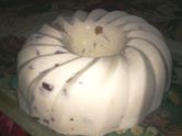 Бланманже с персиками и кусочками шоколада