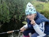 Дочка на каникулах у бабушки