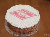 Торт с эмблемой "Спартак"