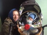 Ходили святить куличики)
