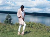 Готов мой карди цвета пудры 🌸