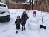 А у нас во дворе праздник снега))❄️❄️❄️