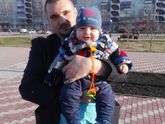 Сегодня явно папин день, улыбался сегодня только ему)))