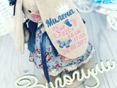 Новые дизайны именных игрушек заек ми с метрикой