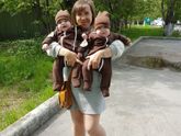 Я мама в квадрате)