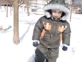 2 годика и снежная зима)))